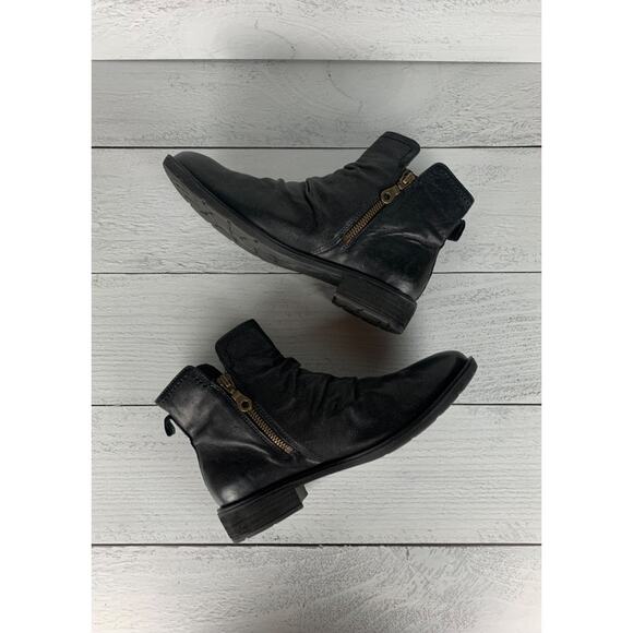 Sofft Women's Size 7.5 EUR 38.5 Black Leather Beckie Zipper Booties Shoes Boots - Picture 12 of 15